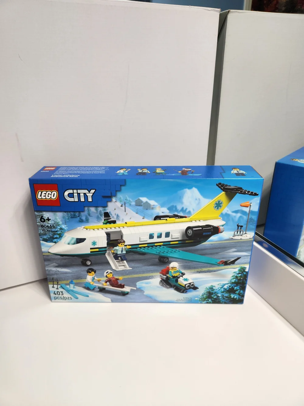 LEGO City Emergency Air Ambulance Airplane Building Toy for Kids - Pretend Play